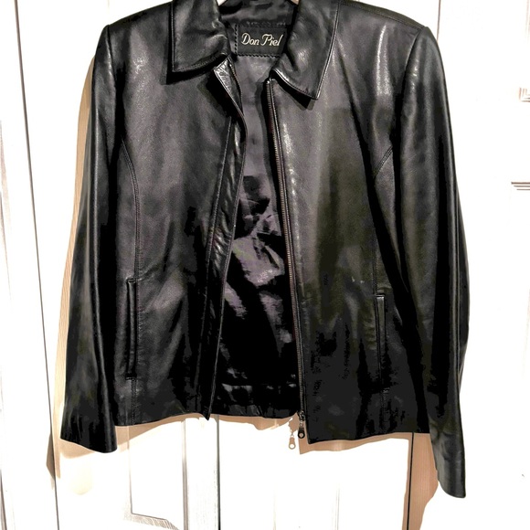 Women’s soft Leather Zip up Jacket - Picture 3 of 4
